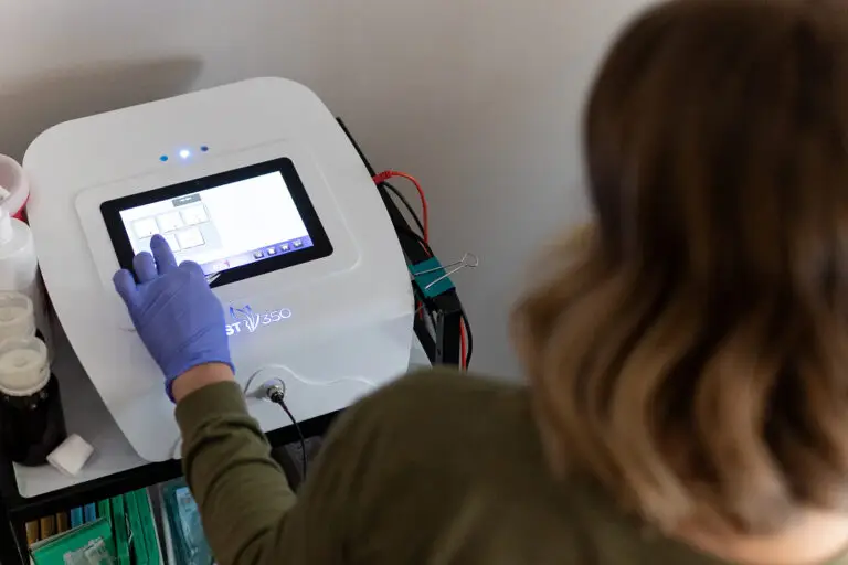 Features electrolysis machine providing the only FDA approved method for permanent hair removal.