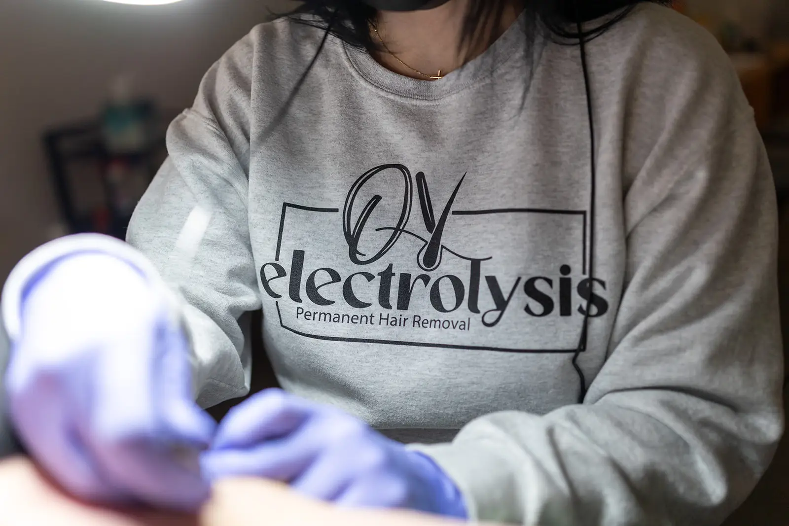 Ober Yahr Electrolysis Employee performing Electrolysis