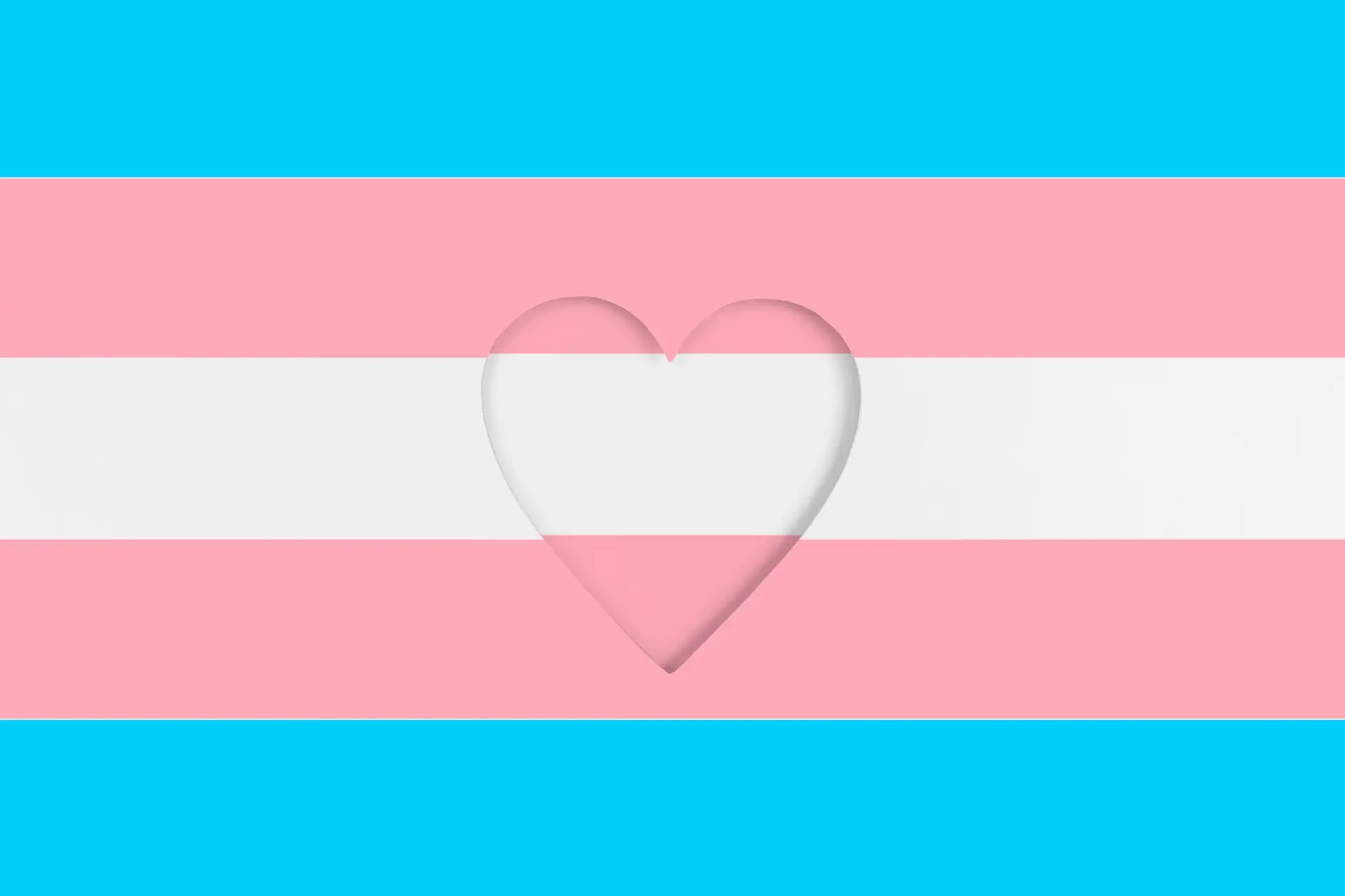 Transgender flag background