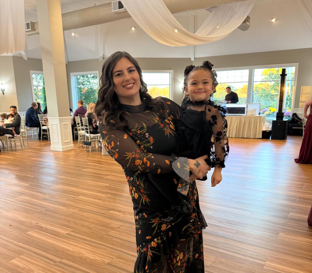Alyssa Sortino and daughter 
